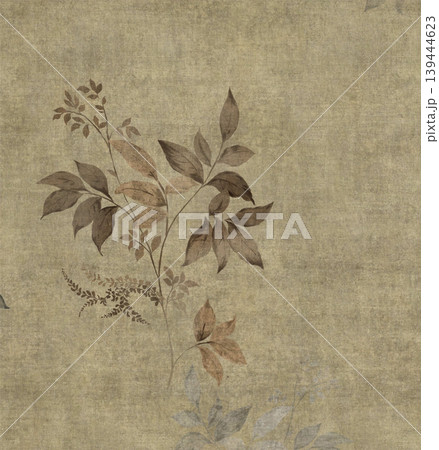 Collection of elegant muted floral and botanical seamless patterns 139444623