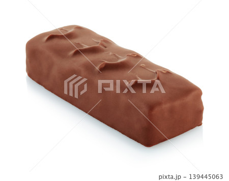 Chocolate bar isolated on transparent background with full focus. Sweet dessert snack concept perfect for food design, packaging, advertising, and commercial projects Chocolate bar isolated on transparent background with full focus. Sweet dessert snack concept perfect for food design, packaging, advertising, and commercial projects 139445063
