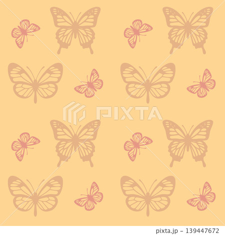 Small Butterfly Seamless Pattern 139447672