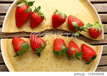 Fresh Strawberry Fruit with Natural Texture Fresh Strawberry Fruit with Natural Texture 139448936