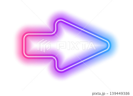 Neon arrow up icon with glowing light effect. Futuristic vector design on dark background for digital technology. Neon arrow up icon with glowing light effect. Futuristic vector design on dark background for digital technology. 139449386