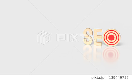 Targeted SEO Growth Strategy Concept 3d render. 139449735