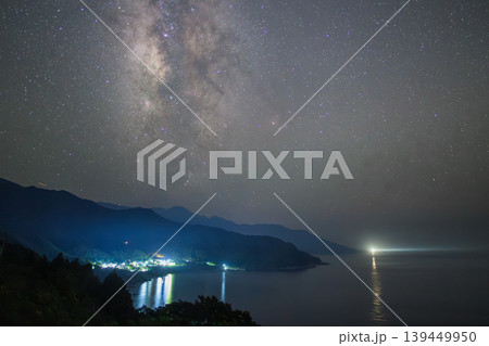 神が宿る屋久島 天の川星景(秋 神が宿る屋久島 天の川星景(秋 139449950