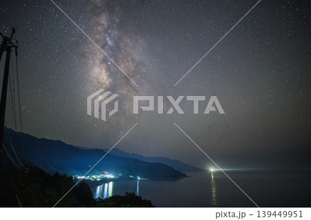 神が宿る屋久島 天の川星景(秋 神が宿る屋久島 天の川星景(秋 139449951