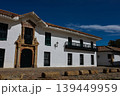 Main square of the historical Villa de Leyva city built in 1572 and located on the Boyaca department in Colombia 139449959