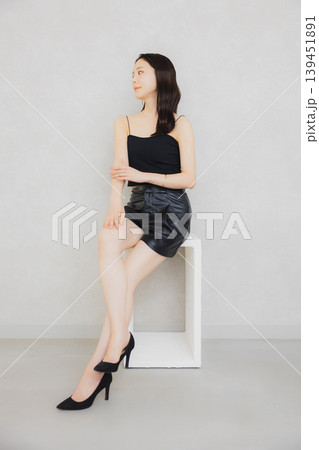 スタジオ撮影のモデルの女性 139451891