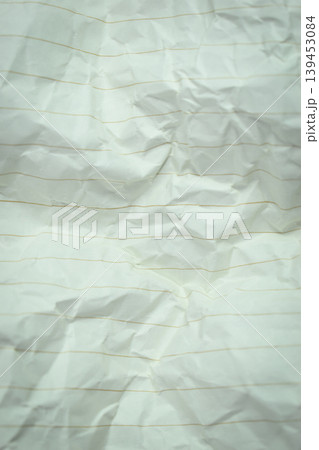 crumpled line paper texture background, blank sheet notebook crumpled line paper texture background, blank sheet notebook 139453084