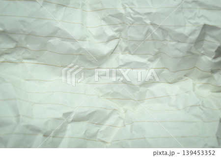 crumpled line paper texture background, blank sheet notebook crumpled line paper texture background, blank sheet notebook 139453352
