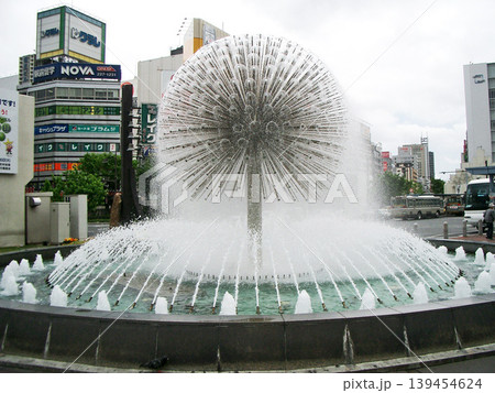 岡山駅東口のピーッコック噴水（撤去：岡山県岡山市） 139454624
