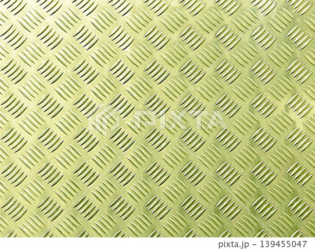 ペールグリーンの光沢のある金属の縞板の背景画像 ペールグリーンの光沢のある金属の縞板の背景画像 139455047