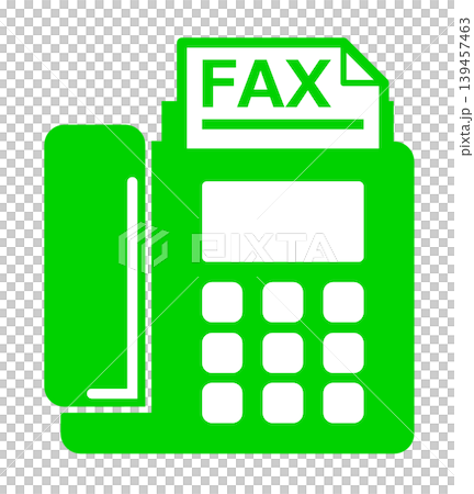 Illustration of a fax machine used for sending and receiving documents in business. 139457463
