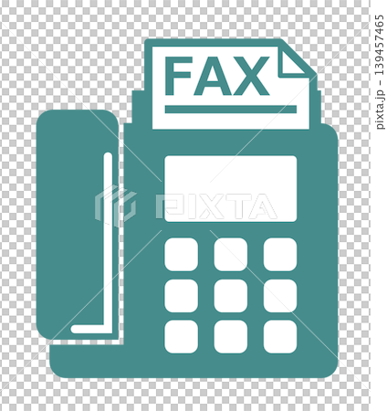 Illustration of a fax machine used for sending and receiving documents in business. 139457465