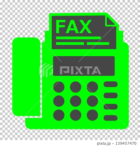 Illustration of a fax machine used for sending and receiving documents in business. Illustration of a fax machine used for sending and receiving documents in business. 139457470
