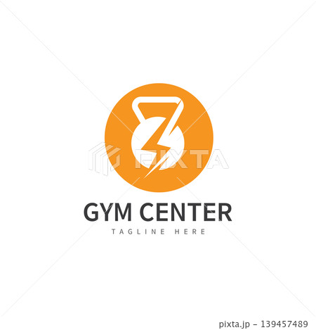 gym fitness icon design logo template gym fitness icon design logo template 139457489