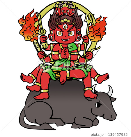 大威徳明王(笑2 大威徳明王(笑2 139457983