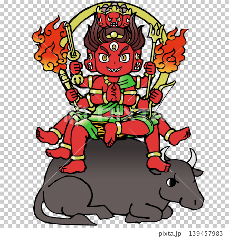 大威徳明王(笑2 大威徳明王(笑2 139457983