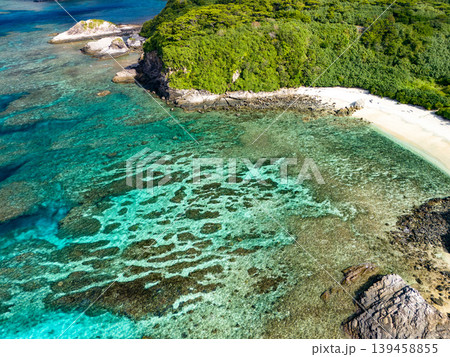 阿嘉島ヒズシビーチのドローン撮影。沖縄県島尻郡慶良間諸島阿嘉島2025 阿嘉島ヒズシビーチのドローン撮影。沖縄県島尻郡慶良間諸島阿嘉島2025 139458855