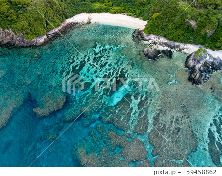 阿嘉島ヒズシビーチのドローン撮影。沖縄県島尻郡慶良間諸島阿嘉島2025 阿嘉島ヒズシビーチのドローン撮影。沖縄県島尻郡慶良間諸島阿嘉島2025 139458862
