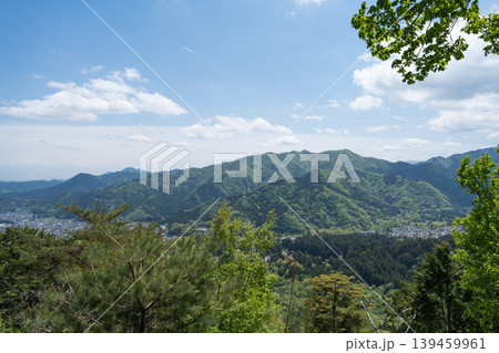 外山の山頂から見た景色(日光) 外山の山頂から見た景色(日光) 139459961