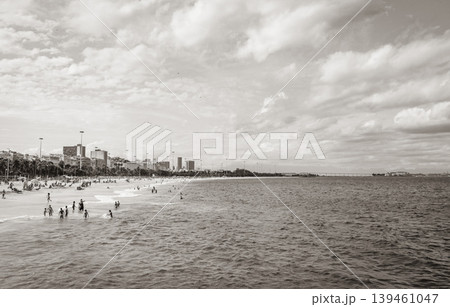 Flamengo Beach panorama view and cityscape Rio de Janeiro Brazil. Flamengo Beach panorama view and cityscape Rio de Janeiro Brazil. 139461047