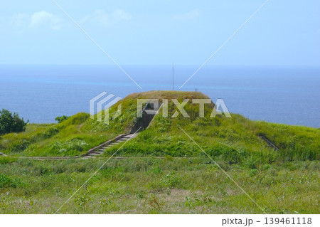 宗像大島の風景　砲台跡 139461118
