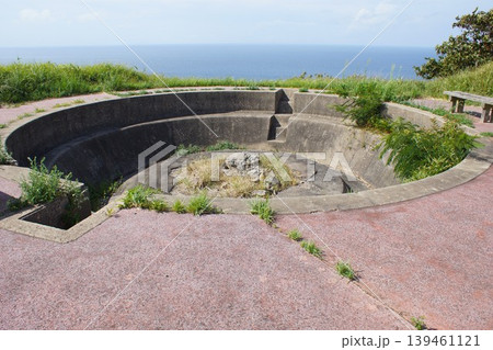 宗像大島の風景　砲台跡 139461121