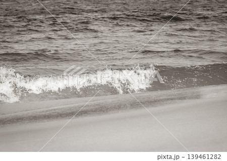 Flamengo Beach seascape blue water waves Rio de Janeiro Brazil. 139461282