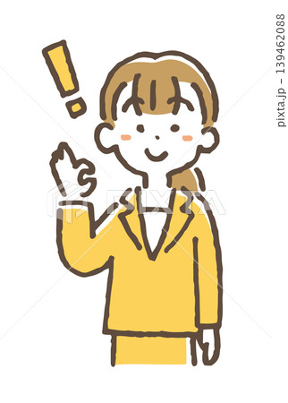 ひらめき・解決するビジネスパーソンのイラスト ひらめき・解決するビジネスパーソンのイラスト 139462088