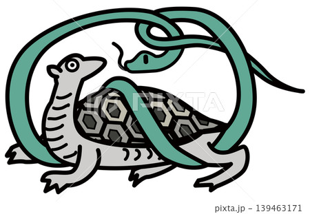 玄武-キトラ古墳壁画 139463171
