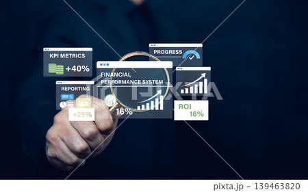 Financial Performance System with KPI Metrics and ROI Dashboard 139463820