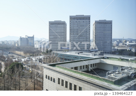 韓国大田広域市の大田政府庁舎 139464127