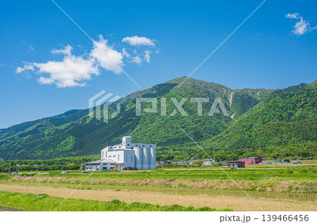 湖西地方比良の田園風景 滋賀県大津市 湖西地方比良の田園風景 滋賀県大津市 139466456