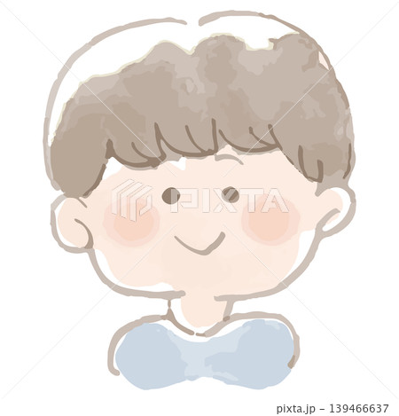 水彩風 元気な子供のイラスト 笑顔で健康な男の子 優しいタッチ 幼稚園 小児科 予防 育児 水彩風 元気な子供のイラスト 笑顔で健康な男の子 優しいタッチ 幼稚園 小児科 予防 育児 139466637