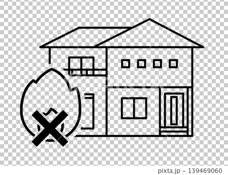 All-electric house (line drawing) All-electric house (line drawing) 139469060
