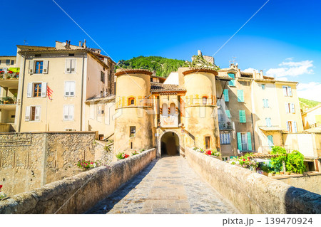 entrance gate of Entrevaux 139470924