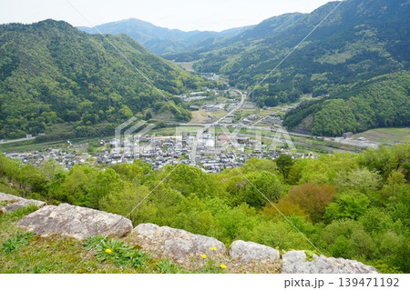 兵庫県　竹田城跡から見る風景 139471192