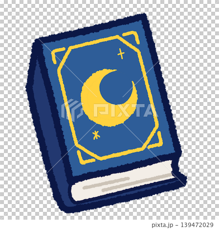 A simple illustration of a magic book (blue) A simple illustration of a magic book (blue) 139472029
