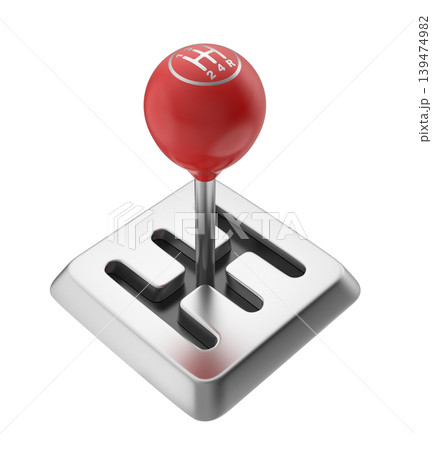 Retro sports car gear shifter Retro sports car gear shifter 139474982
