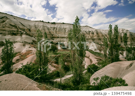 Baglidere White Love Valley in Cappadocia Turkey, landscape of mountains 139475498