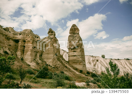 Baglidere White Love Valley in Cappadocia Turkey, landscape of mountains 139475503