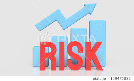 Business Risk Growth Analysis Concept 3d render. Business Risk Growth Analysis Concept 3d render. 139475886