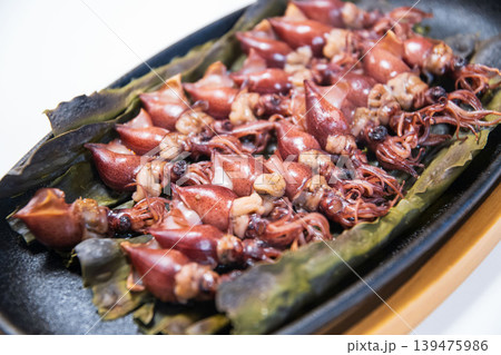 ホタルイカの昆布焼き ホタルイカの昆布焼き 139475986