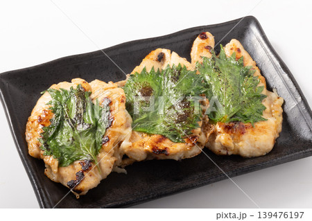 鶏ささみ しそチーズ焼き 鶏ささみ しそチーズ焼き 139476197