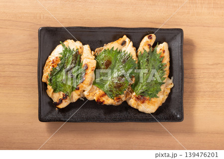 鶏ささみ　しそチーズ焼き 139476201