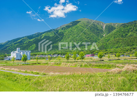 湖西地方比良の田園風景 滋賀県大津市 湖西地方比良の田園風景 滋賀県大津市 139476677