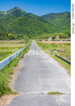 湖西地方比良の田園風景 滋賀県大津市 湖西地方比良の田園風景 滋賀県大津市 139476680