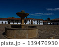 Main square of the historical Villa de Leyva city built in 1572 and located on the Boyaca department in Colombia 139476930