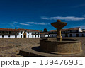 Main square of the historical Villa de Leyva city built in 1572 and located on the Boyaca department in Colombia 139476931