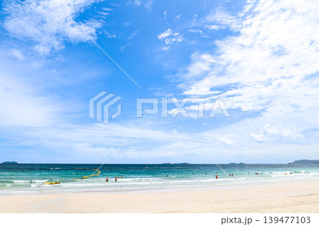 青空の広がるビーチ 139477103