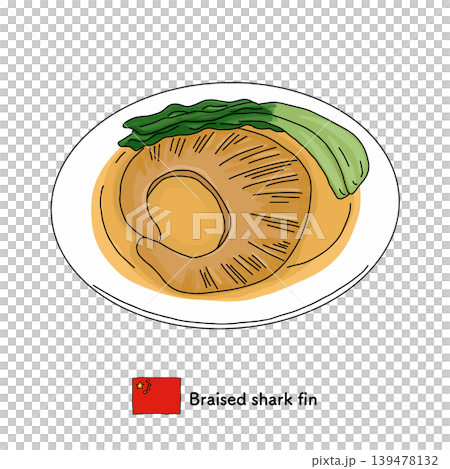紅燒魚翅插圖 | 中國菜、高級食材、上海菜 紅燒魚翅插圖 | 中國菜、高級食材、上海菜 139478132